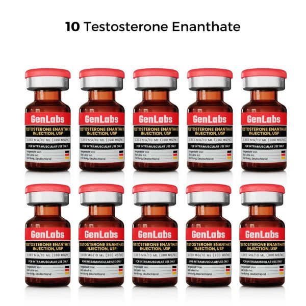 10 – TESTOSTERONE ENANTHATE 300MG PER ML – GENLABS 10 – TESTOSTERONE ENANTHATE 300MG / PER ML – GENLABS