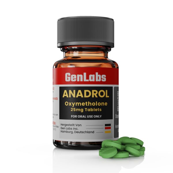 ANADROL 25 (OXYMETHOLONE) – 25MG PER TAB – 200 TABLETS – GENLABS Anadrol 25mg
