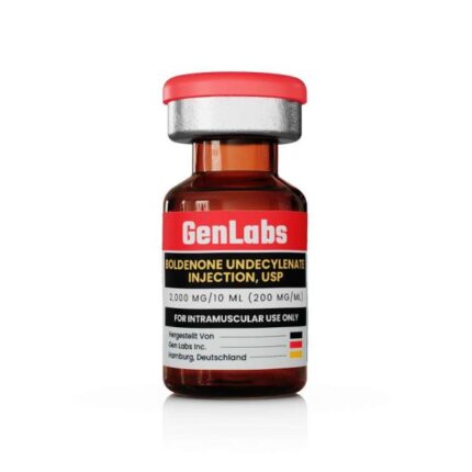 Equipoise 200mg Boldenone Undecylenate steroid vial by Genlabs for lean muscle growth and bodybuilding
