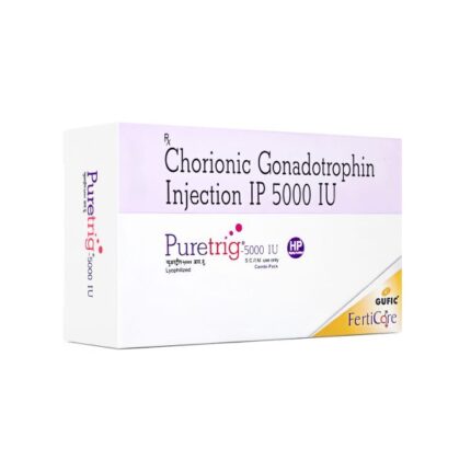 HCG (HUMAN CHORIONIC GONADOTROPHIN INJECTION IP) 5000 IU – PURETRIG PHARMA