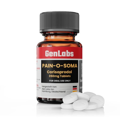 PAIN-O-SOMA (CARISOPRODOL) 350MG PER TAB – 30 TABLETS – GENLABS