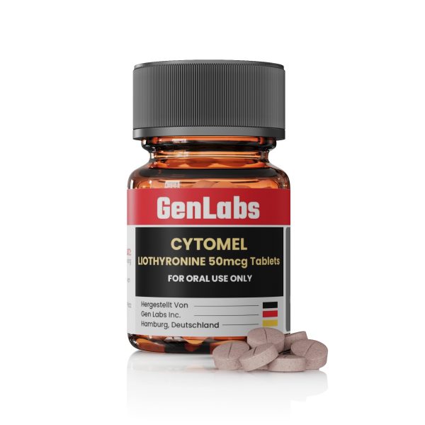 T3 LIOTHYRONINE (CYTOMEL) 50 MCG PER TAB – 100 TABLETS – GENLABS Liothyronine 50 mcg Cytomel tablets for thyroid support – Peptideshopusa