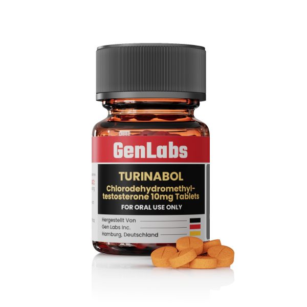 TURINABOL (4-CHLORODEHYDROMETHYL TESTOSTERONE) 10MG PER TAB – 100 TABLETS – GENLABS Turinabol 10mg