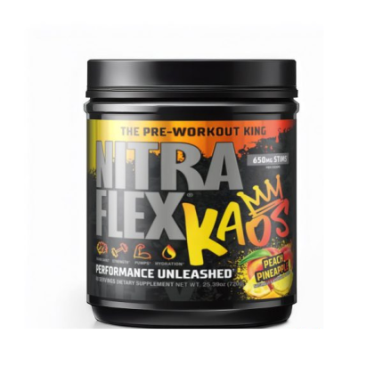 NITRAFLEX KAOS PREWORKOUT [ PEACH PINEAPPLE ] GAT