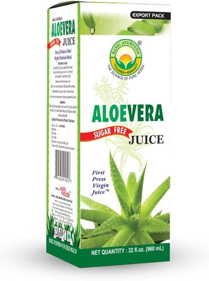 ALOEVERA JUICE ( SUGAR FREE ) [ 32 FL.OZ – 960ML ] – BASIC AYURVEDA