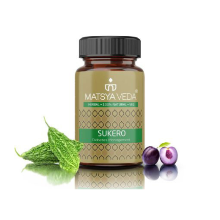 SUKERO ( 100 % HERBAL • NATURAL • VEG ) [ DIABETES MANAGEMENT ] – [ 60 TABLETS ] – MATSYA VEDA