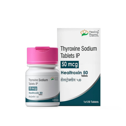 Thyroxine Sodium 50 mcg tablets for thyroid health