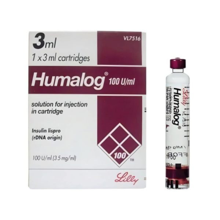 HUMALOG 100IU MIX-50 REFILL CARTRIDGE 3ML – Lilly