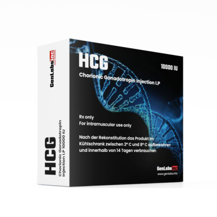 HCG 10000IU – VIAL ( HUMAN CHORIONIC GONADOTROPIN ) ( WITH BACTERIOSTATIC WATER) – GENLABS