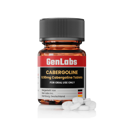 CABERGOLINE 0.50MG / PER TAB – 30 TABLETS – GENLABS