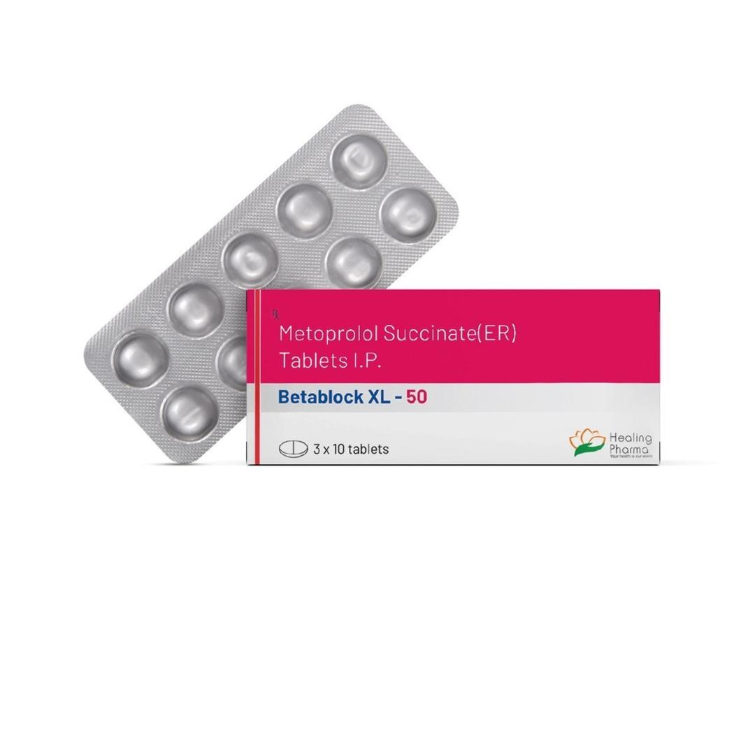 Betablox xl-2 Metoprolol Succinate 50mg extended-release tablets for hypertension