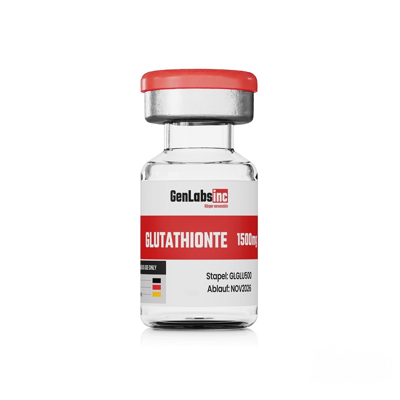 Glutathione 1500mg Genlabs Glutathione 1500mg Injection for skin brightening and detox support