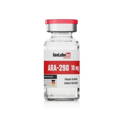 Genlabs ARA-290 peptide 10mg vial used in research for nerve repair and inflammation reduction