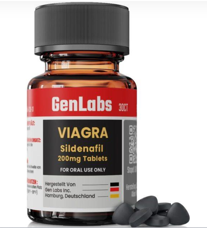 Generic Viagra (sildenafil) 200 mg – (30 Tablets) – Genlabs