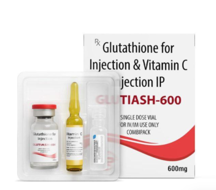 Glutathione For Injection & Vitamin C Injection IP (glutiash – 600) – Asher Pharmaceuticals