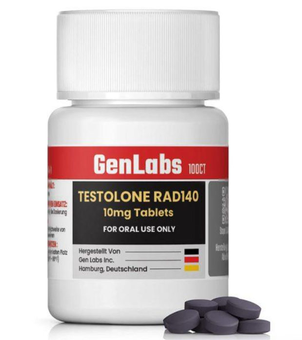 Testolone RAD-140 10 mg – 100 Tablets – Genlabs